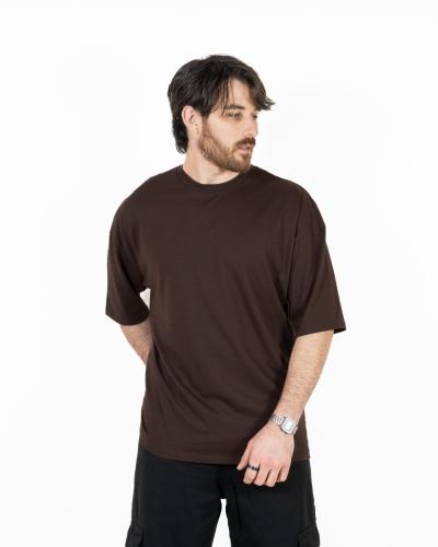 Remera Oversize Azul/choco - Miniatura 2