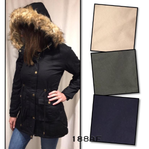 Parka Importada con Piel