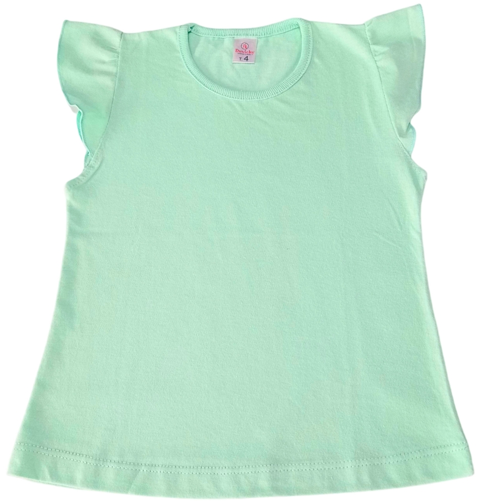 Remera con Volados en Algodón Peinado - Imagen 3