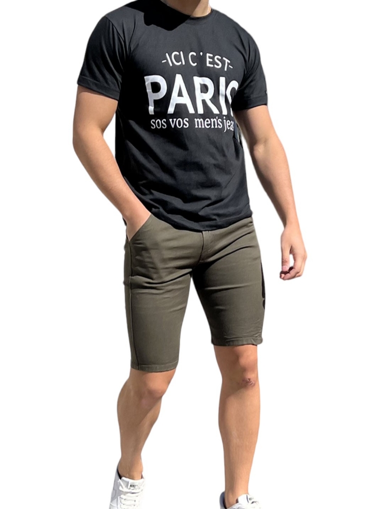 Bermudas Corte Chino  de  Gavardina Elastizado - Imagen 5