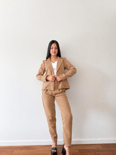 Conjunto Blazer+pantalón Recto Sastreros Crep - Miniatura 4
