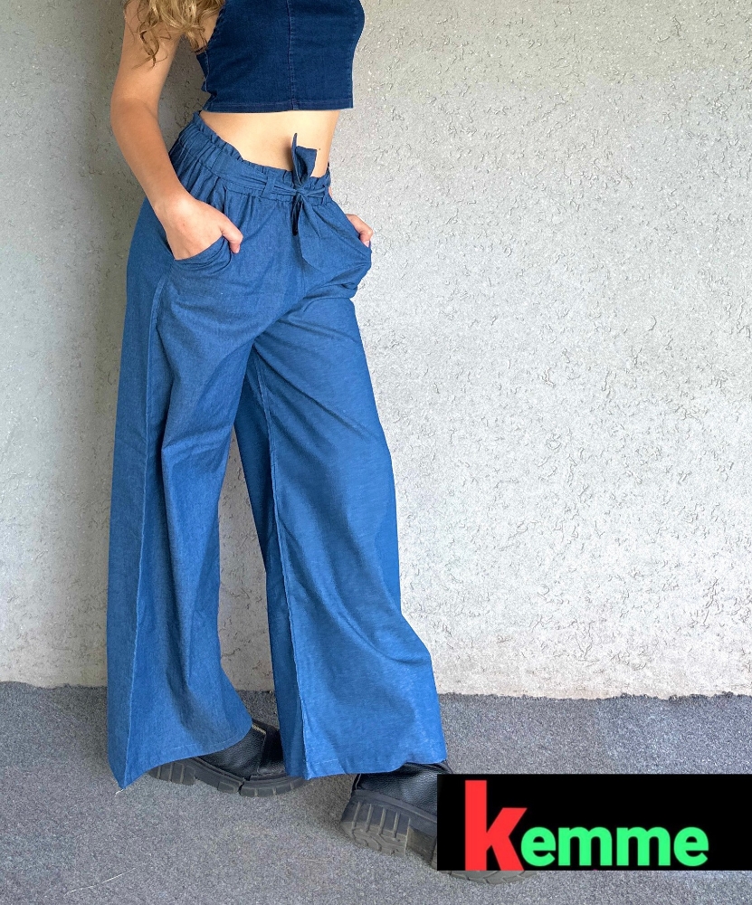 Palazo Jeans Liviano - Imagen 6