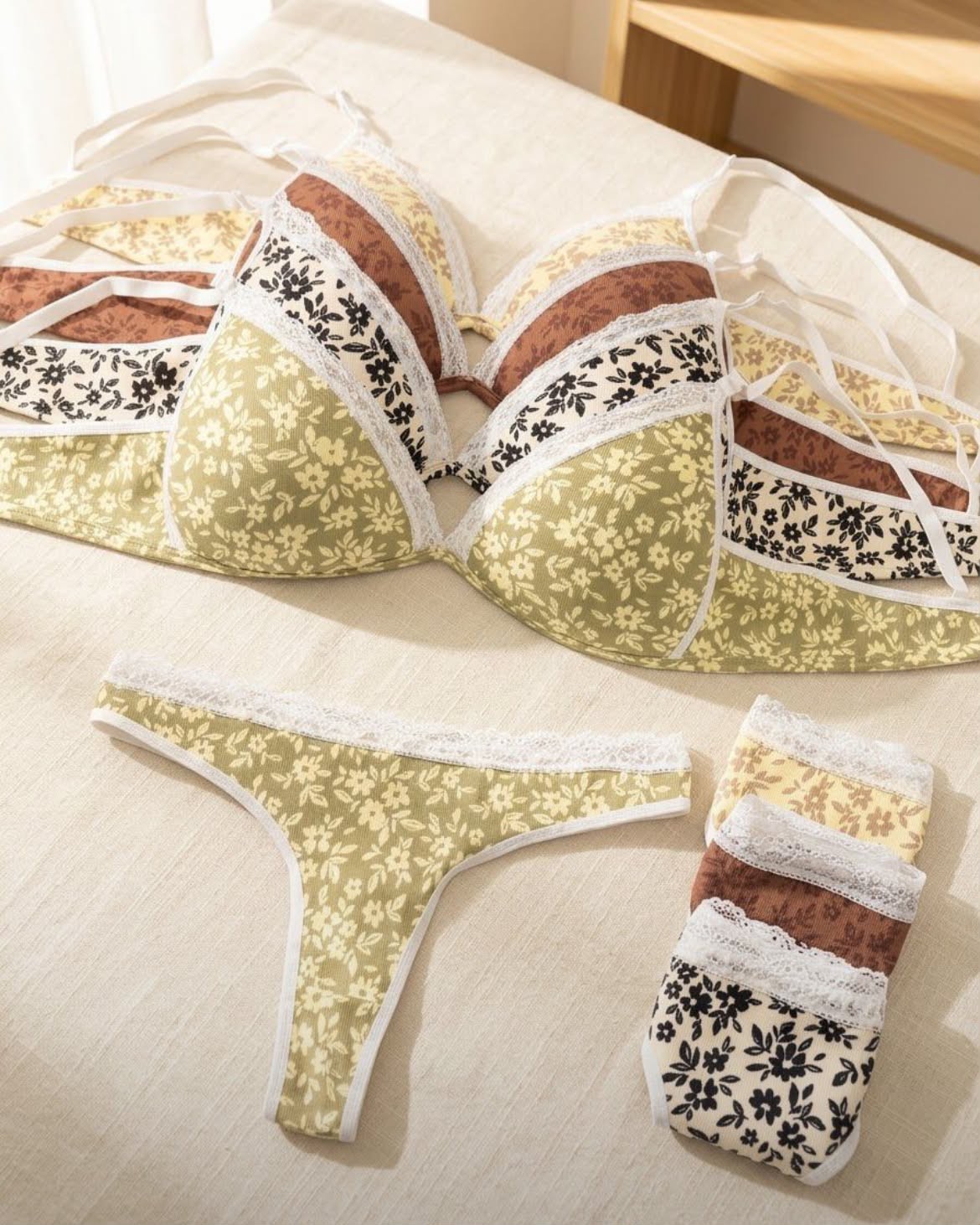 Conjunto Triángulos Estampados de Morley o Modal - Imagen 5