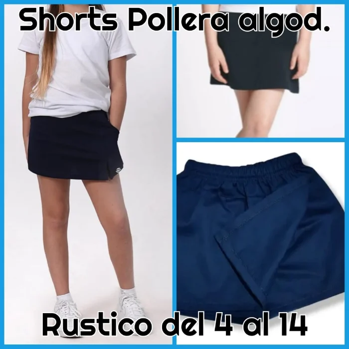 Short Pollera Rustico
