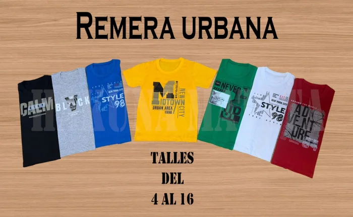 Remeras de Letra