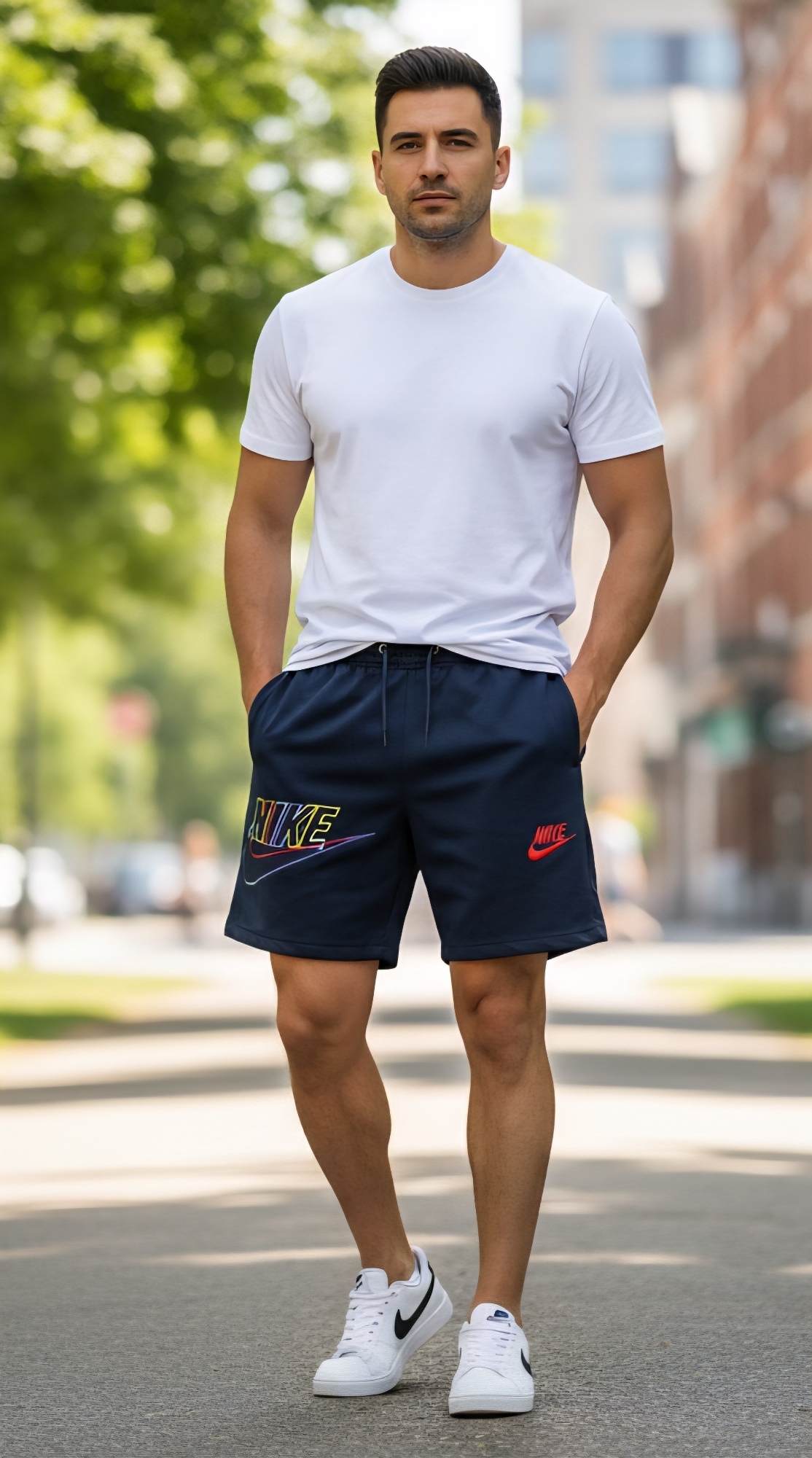 Short Nike Bordado Premium - Imagen 3