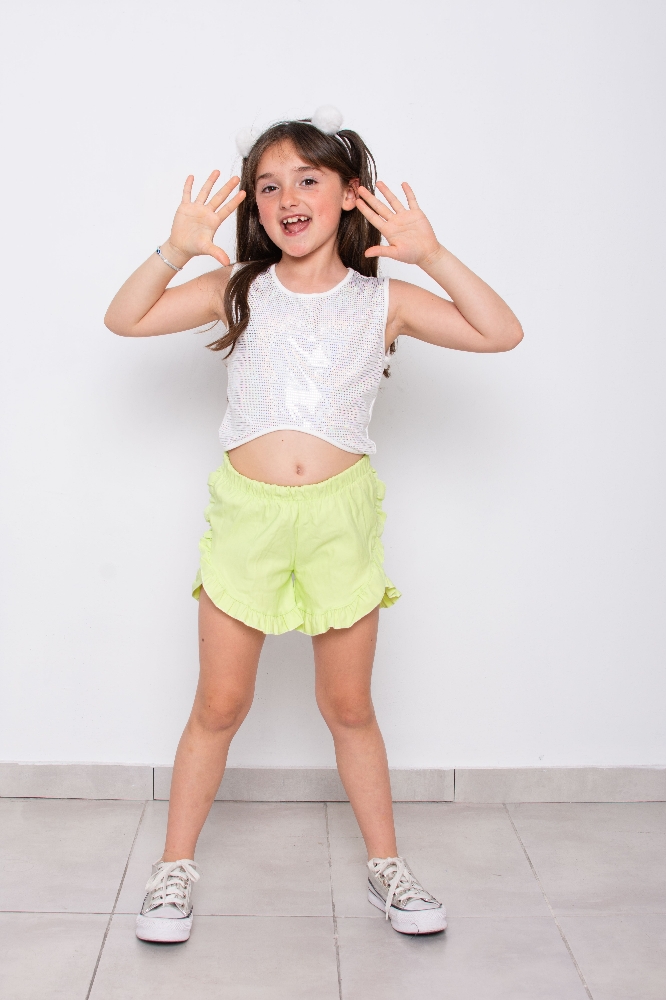 Short Volado de Bengalina Ofertas - Imagen 2