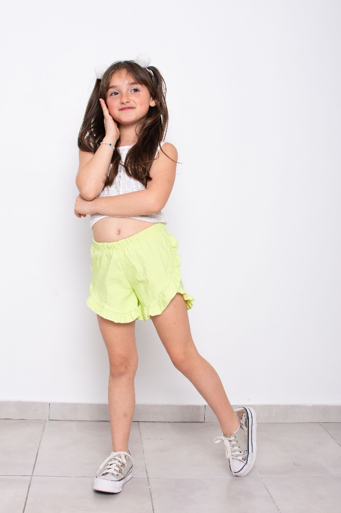 Short Volado de Bengalina Ofertas - Imagen 3