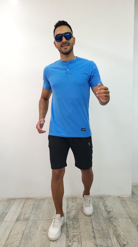 Remera Botón de Algodón Peinado - Imagen 3