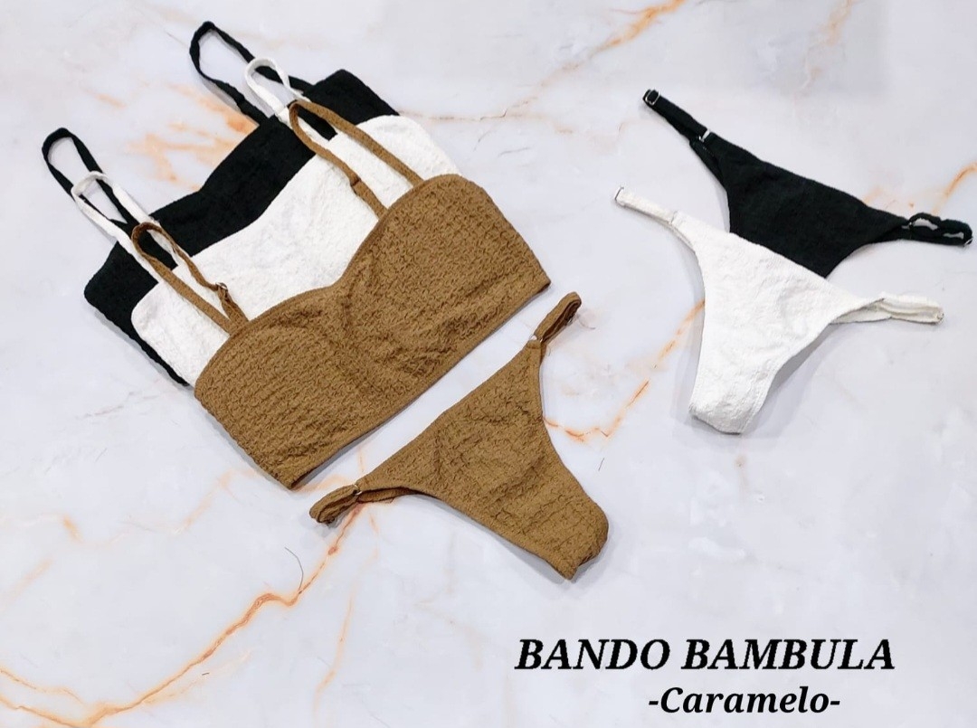 Bikini Bando Bambula Caramelo - Imagen 3