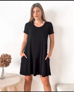 Vestidos Cortos con Manga - Miniatura 1