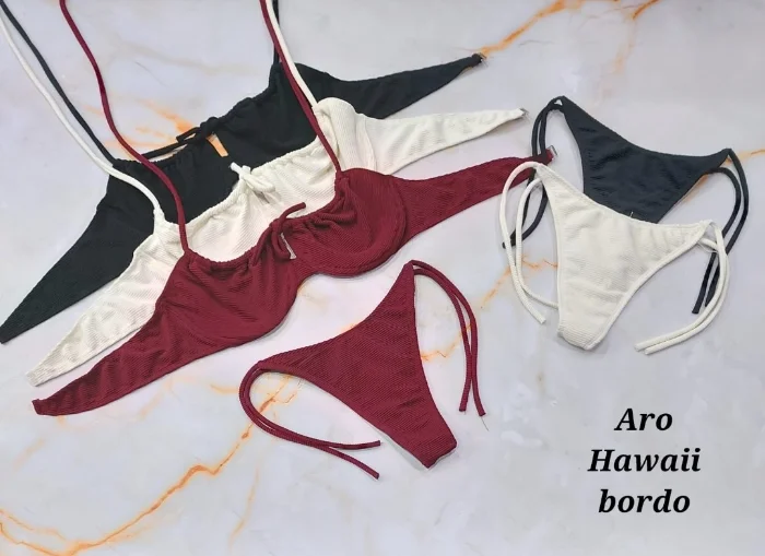 Bikinis Aro Hawai Bordó