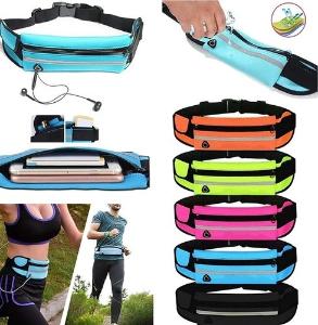 Riñonera Impermeable para Hombre y Mujer, para Correr con Soporte de Botella - Miniatura 1