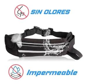 Riñonera Impermeable para Hombre y Mujer, para Correr con Soporte de Botella - Miniatura 3