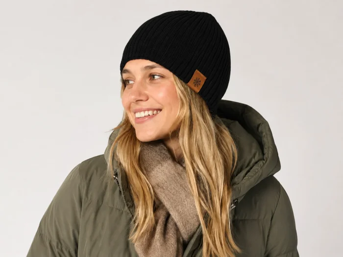 Gorro de Lana Premium con Piel