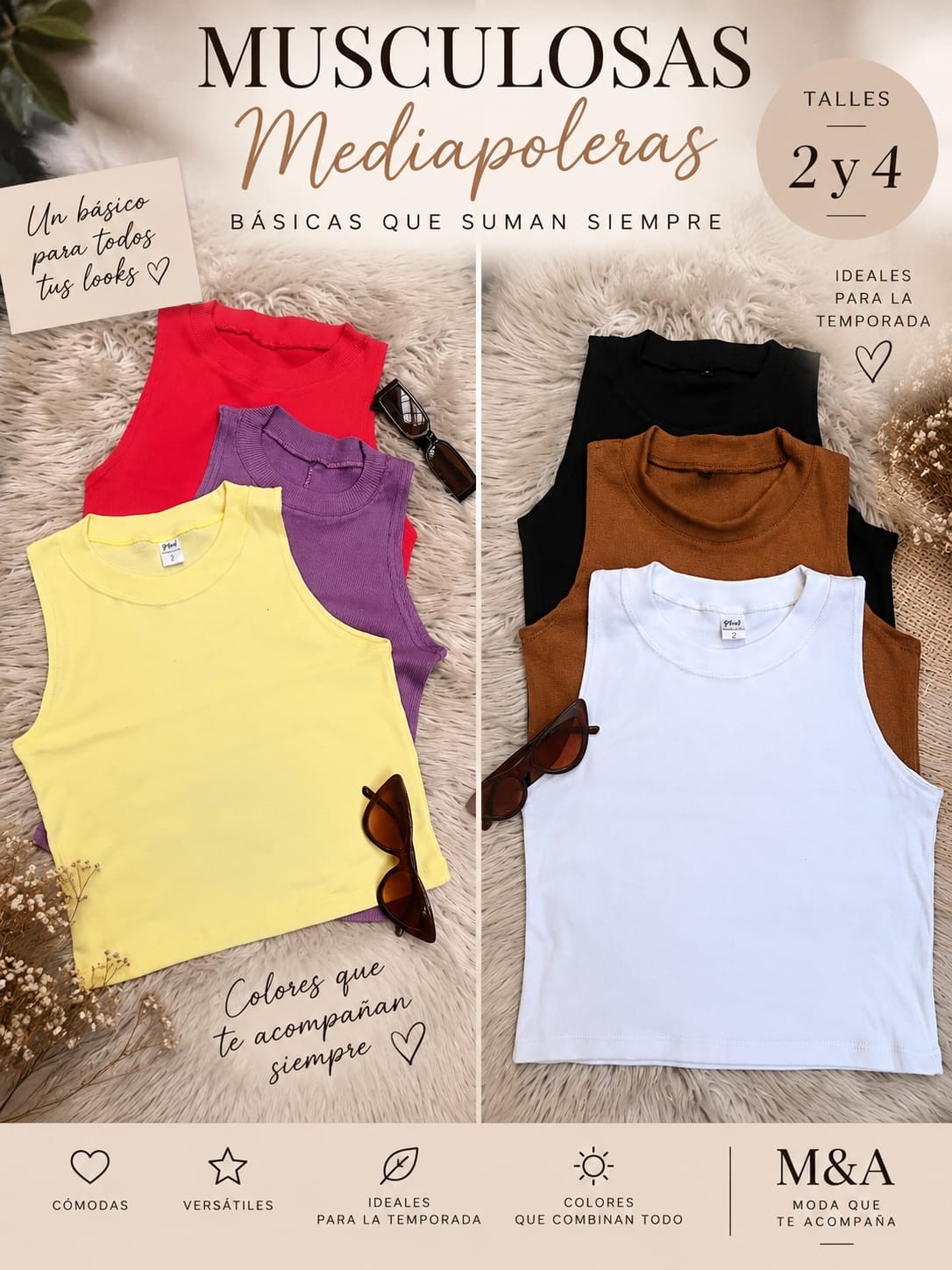 Musculosa con Strass - Imagen 2