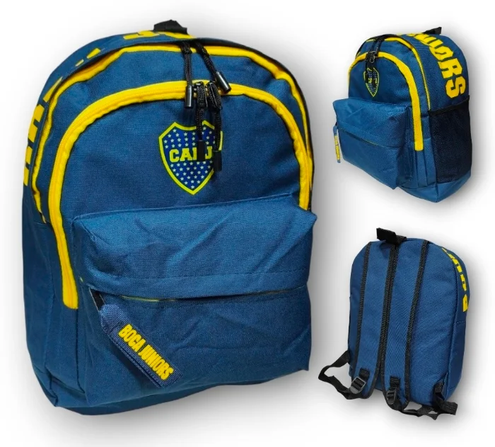 Mochila Nacional Boca Juniors, 40cm X 31cm X 15cm, Marroquíneria, Accesorios