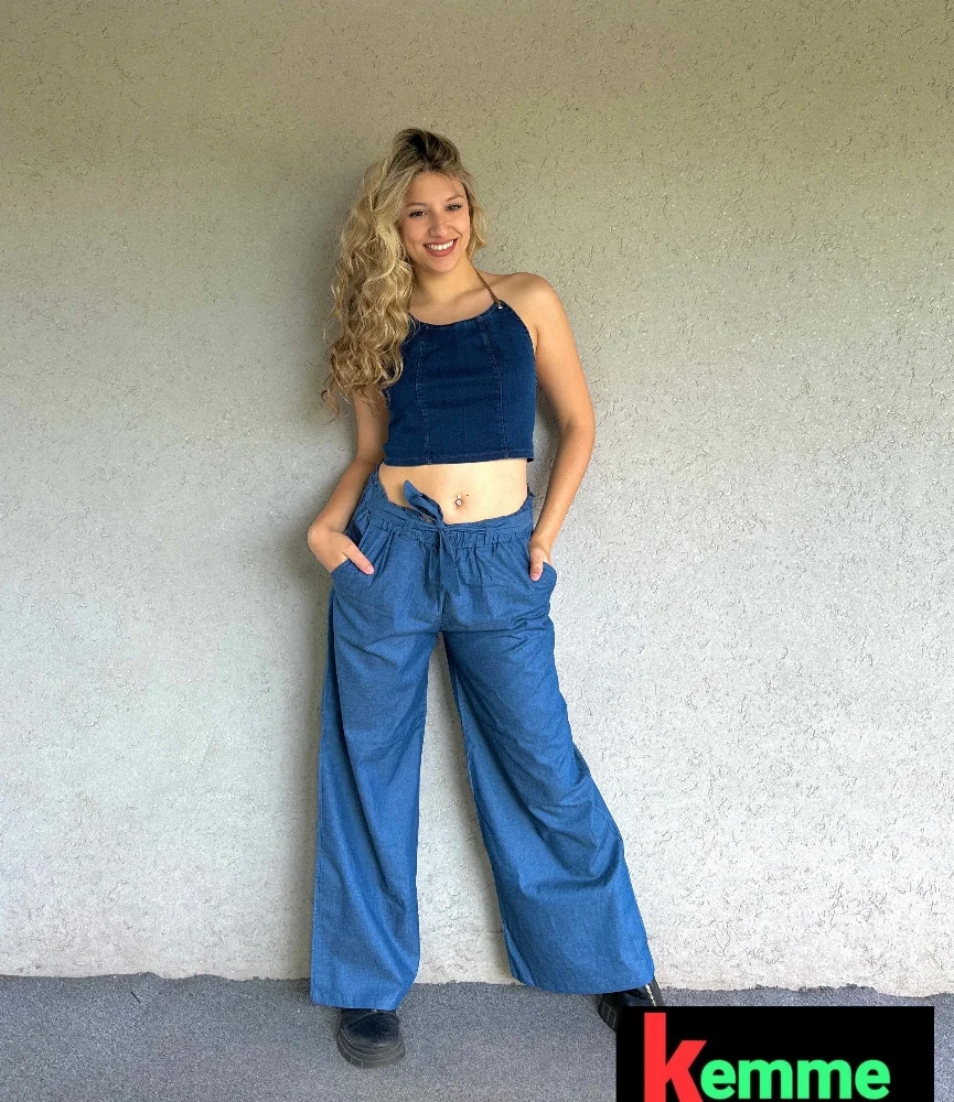 Palazo Jeans - Imagen 5