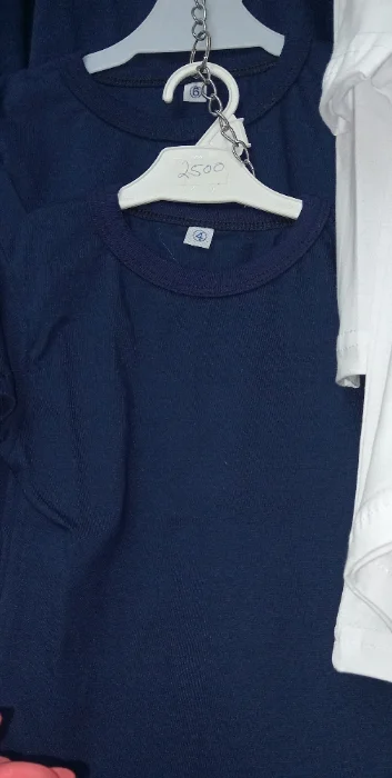 Remera Azul Escolar  Niños