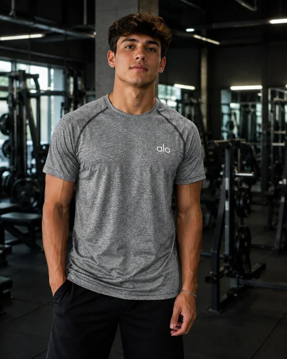 Remeras Deportivas Jaspeadas