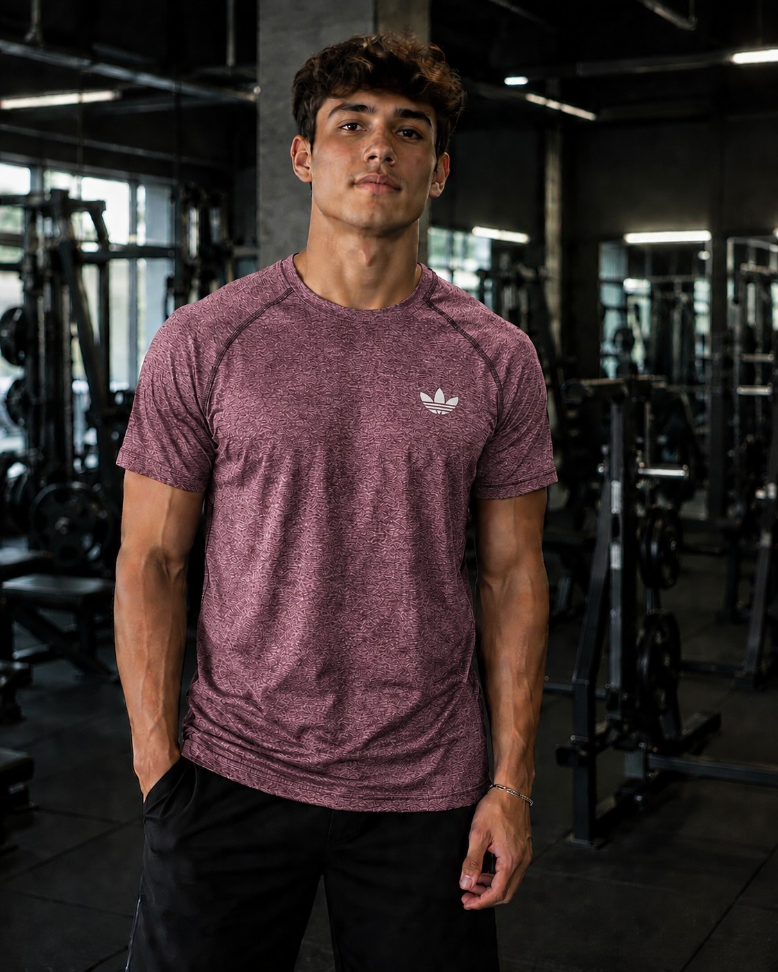 Remeras Deportivas Jaspeadas - Imagen 5