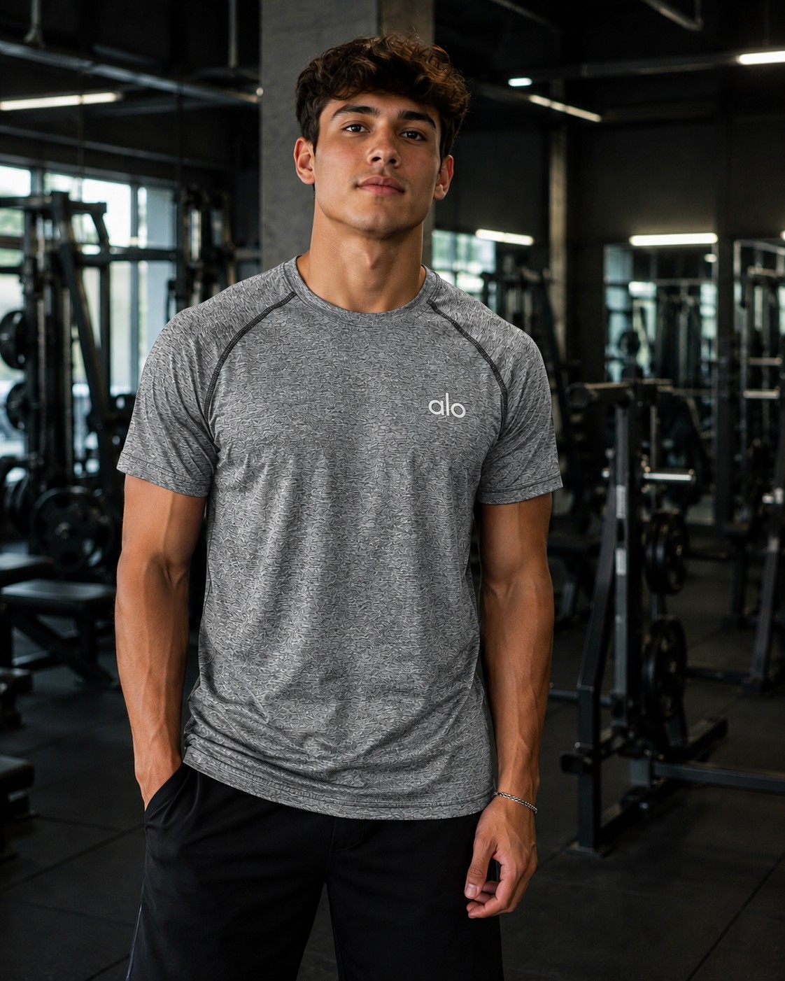 Remeras Deportivas Jaspeadas - Imagen 5