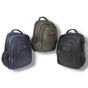 Mochila Usb I-run Reforzada 6 Bolsillos