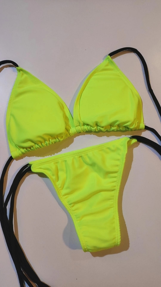 Bikini Triángulo con Taza Desmontable Colaless para Atar - Imagen 2