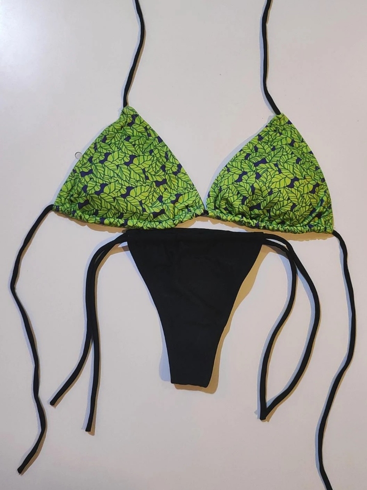 Bikini Triángulo con Taza Desmontable Estampado - Imagen 2
