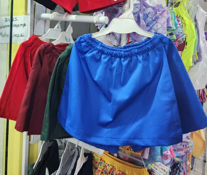 Short Pollera Gabardina Premium