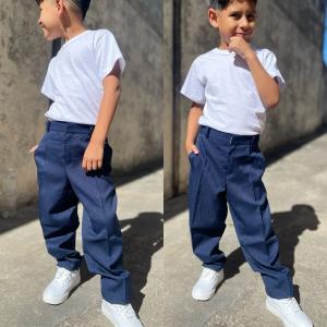 Pantalón Azul de Vestir Niño Colegial - Miniatura 3