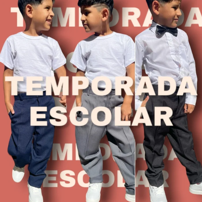 Pantalón  de Vestir Colegial de  Niño