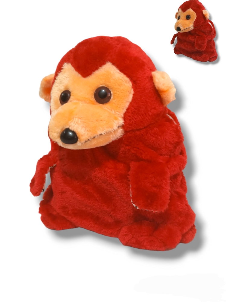 Mochila Monito Primera Infancia Peluche - Imagen 2