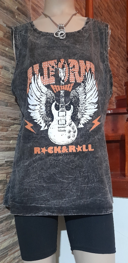 Musculosa Batick con Stras - Imagen 2