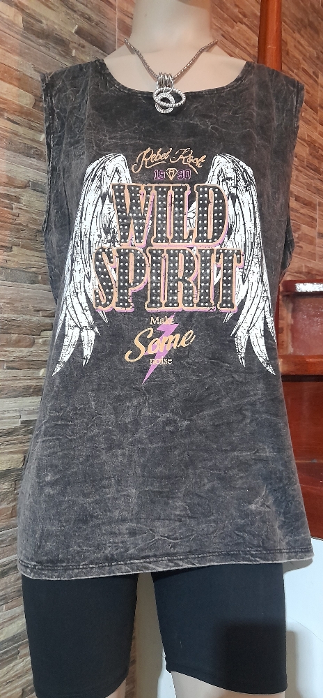 Musculosa Batick con Stras - Imagen 3