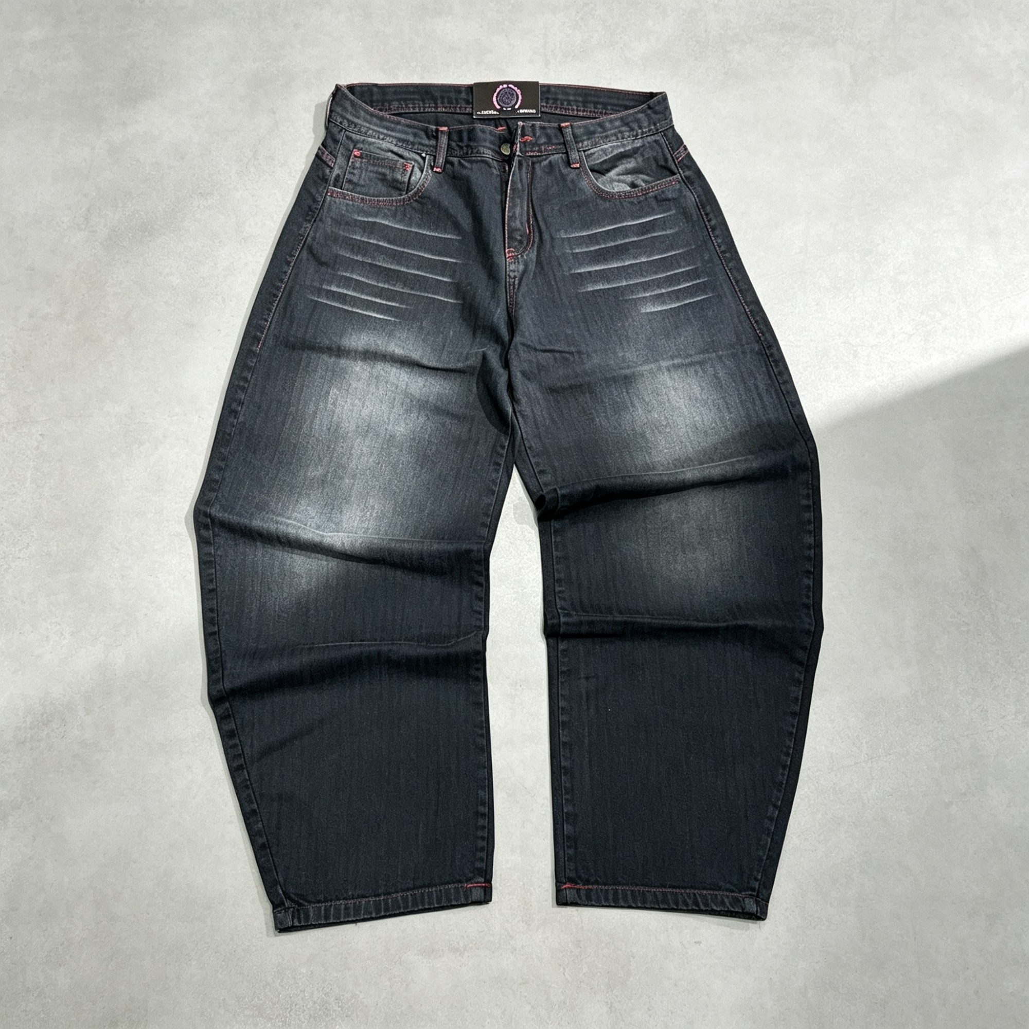 Pantalon Bagui Jean Bordado - Imagen 2
