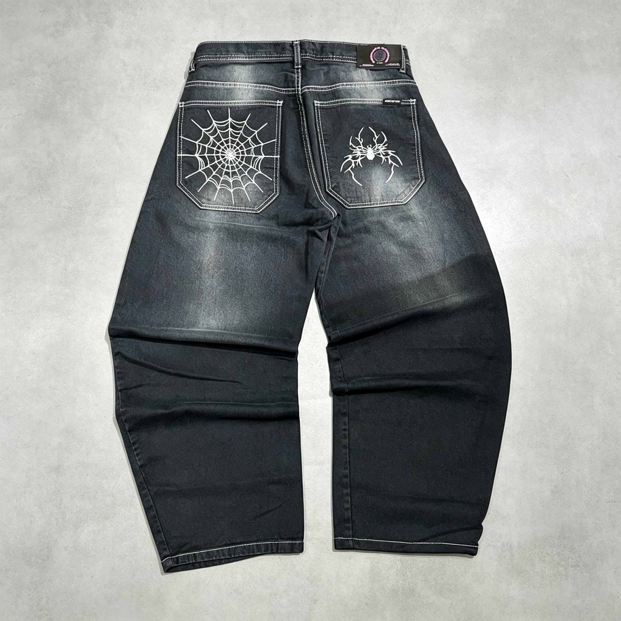 Pantalon Bagui Jean Bordado - Imagen 3
