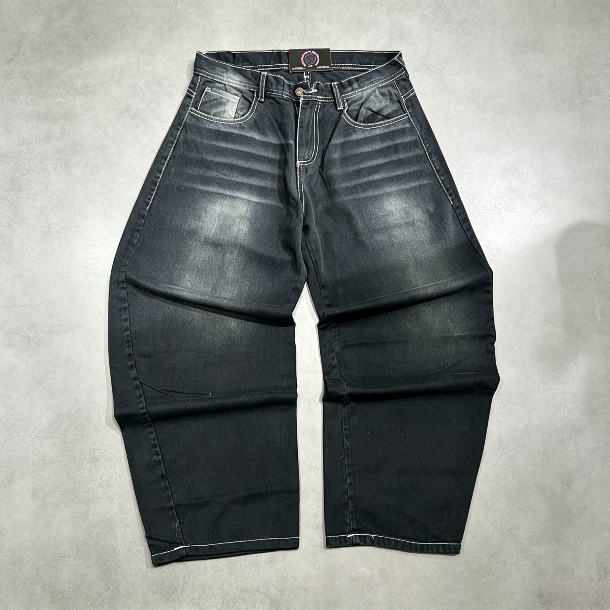 Pantalon Bagui Jean Bordado - Imagen 4