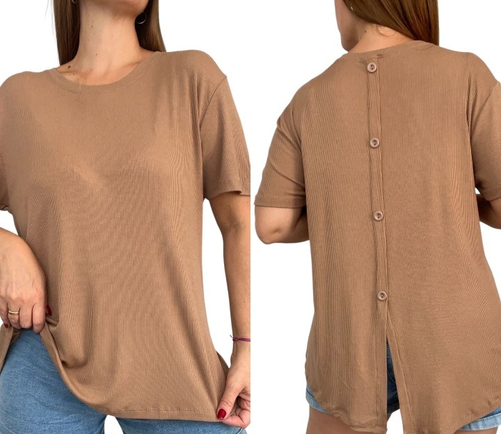 Remera Boton Espalda Morley Viscosa - Imagen 3