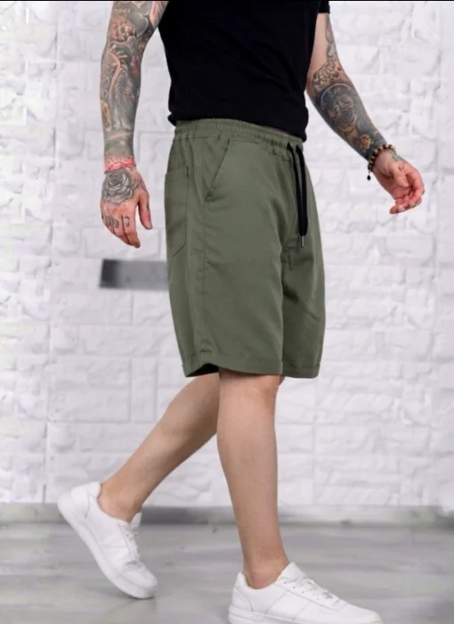 Bermudas de Gabardina