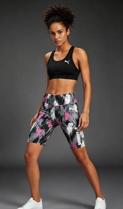 Biker Sublimado Lycra Pum