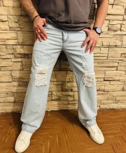 Jeans Baggy C/rotura Especial