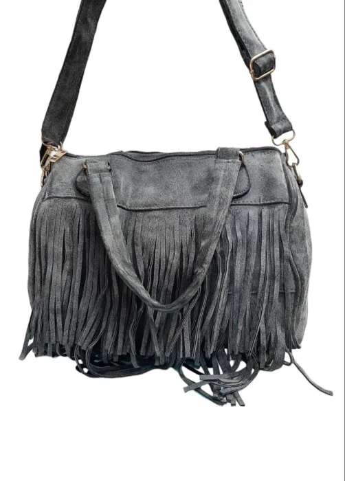 Bolso con Flecos Importado