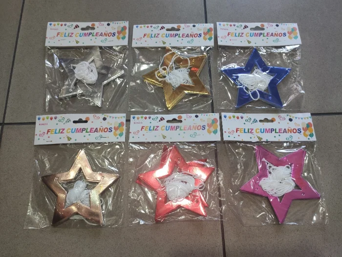 Guirnaldas Estrellas Colores