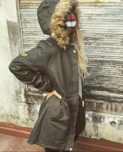 Parkas de Gabardina con Piel Sintetica - Miniatura 2