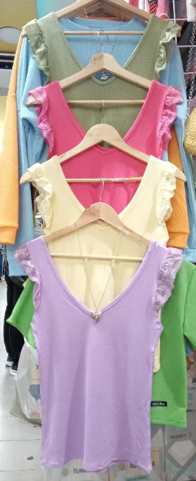 Musculosa Encaje