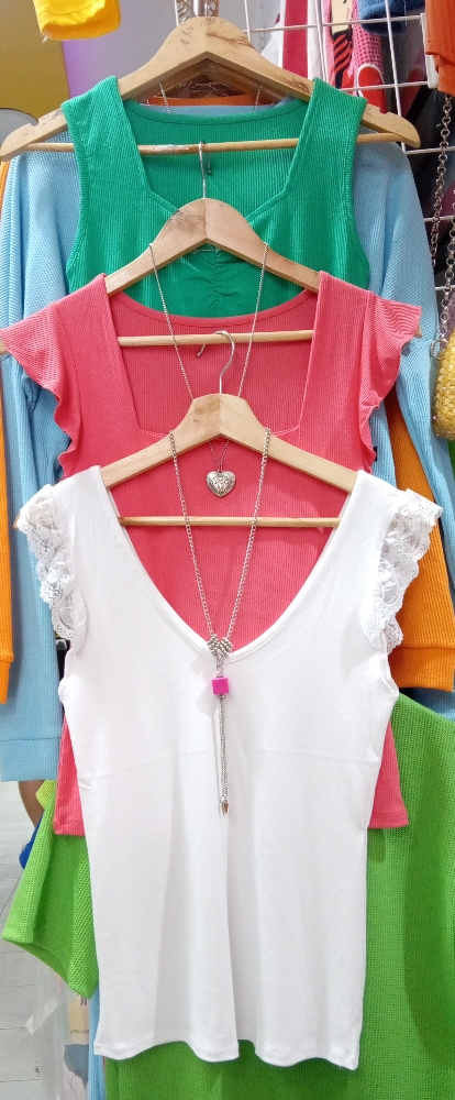 Musculosa Encaje - Imagen 2