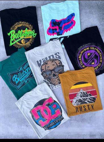 Remeras Rip Curl Vans Santa Cruz