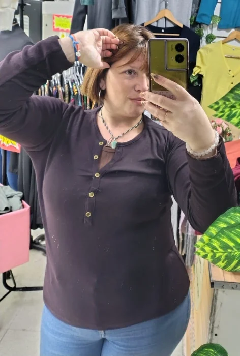 Remera con Botones Algodon