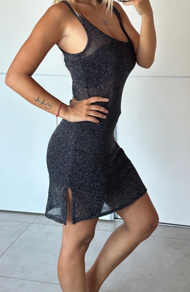 Vestido de Red con Lurex - Imagen 2